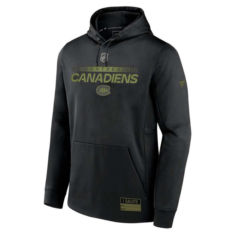 Fanatics Men s Montreal Canadiens Authentic Pro Military Appreciation Hoodie 00I8 0874 2K 1G8 1