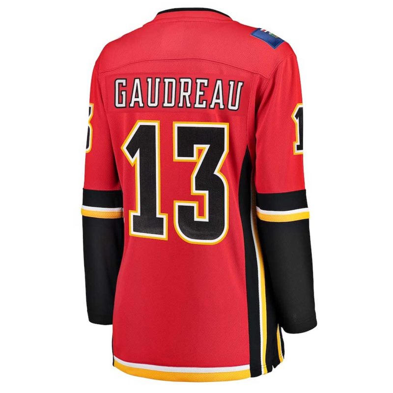 Fanatics Women s Calgary Flames Gaudreau Home Breakaway Jersey 879W CALX H35 G13 02