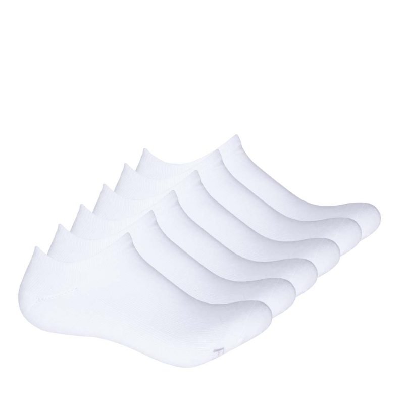 Fruit Of The Loom Women s 6 Pack No Show Sock FRW10458N6 WHITE 2