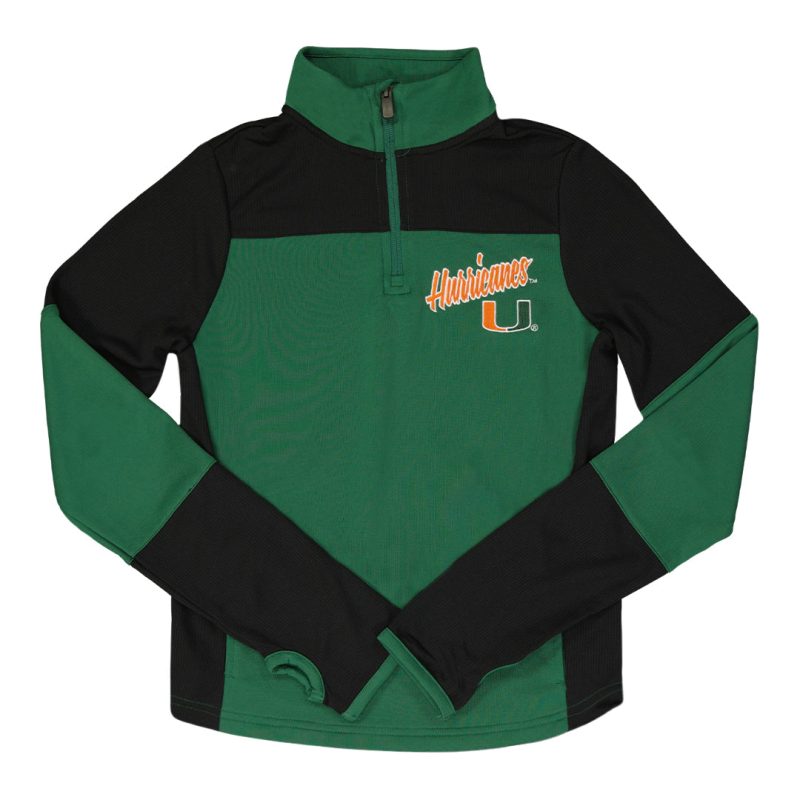 Gen2 Kids Junior MiamiHurricanes1 4Zip K476SL57N 01