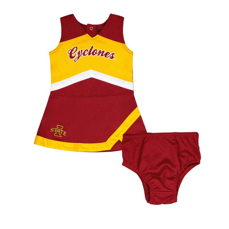 Girls Infant Iowa State Cyclones 2 Piece Cheer Dress KB426SX 34