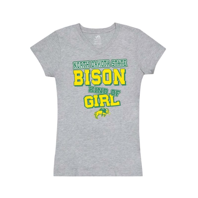 Girls North Dakota State Bison T Shirt K547CU4 25N