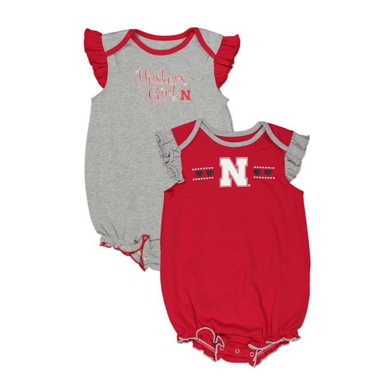 Girls Infant Nebraska Cornhuskers Creeper Pack KA423D6 77N 01