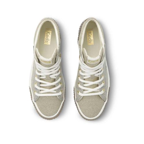 Keds Women s Demi TRX Mid Metallic Canvas Shoes WF66013 04