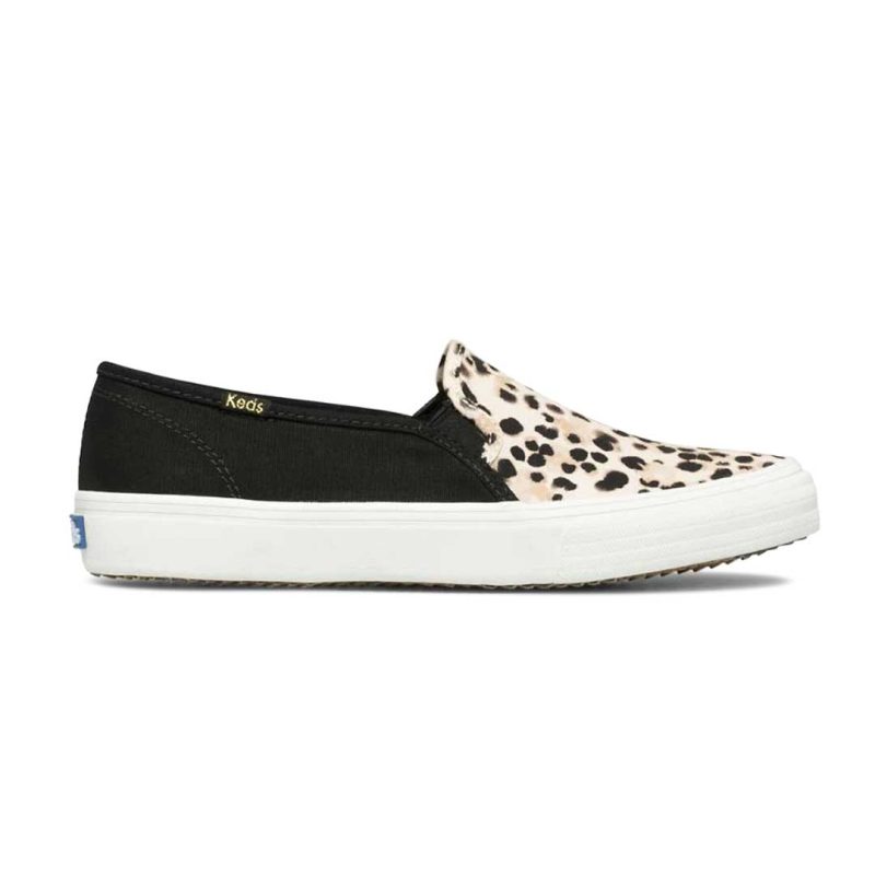 Keds Women s Double Decker Leopard Canvas Shoes WF65933 01