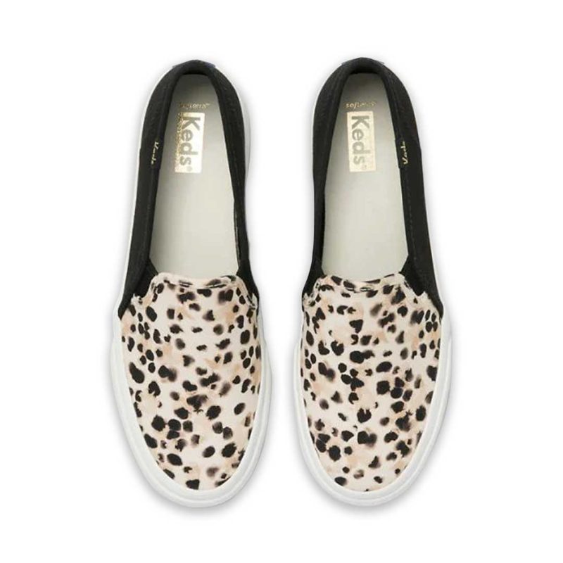 Keds Women s Double Decker Leopard Canvas Shoes WF65933 04