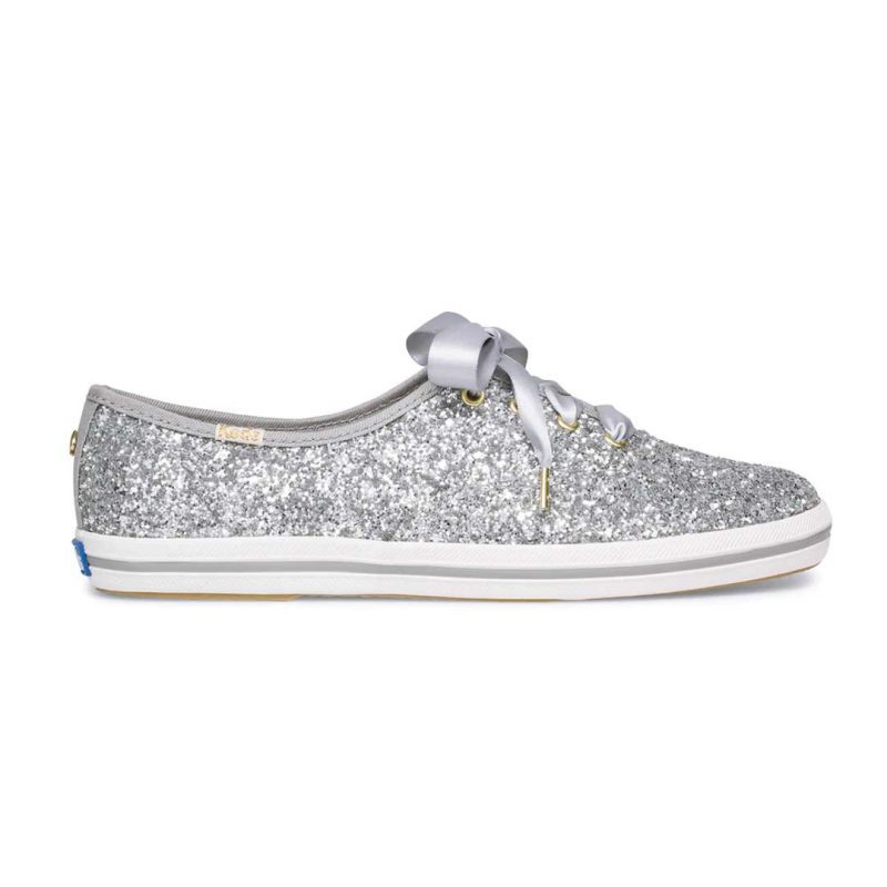 Keds Women s Keds x Kate Spade Champion Glitter Shoes WF52390 01