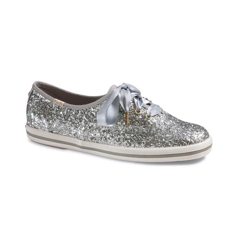 Keds Women s Keds x Kate Spade Champion Glitter Shoes WF52390 02