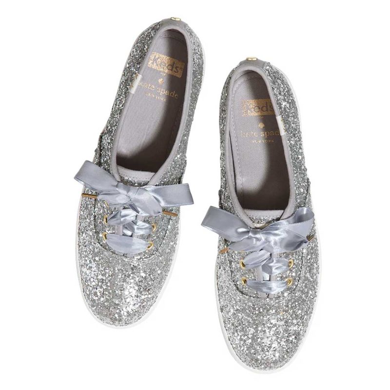 Keds Women s Keds x Kate Spade Champion Glitter Shoes WF52390 04