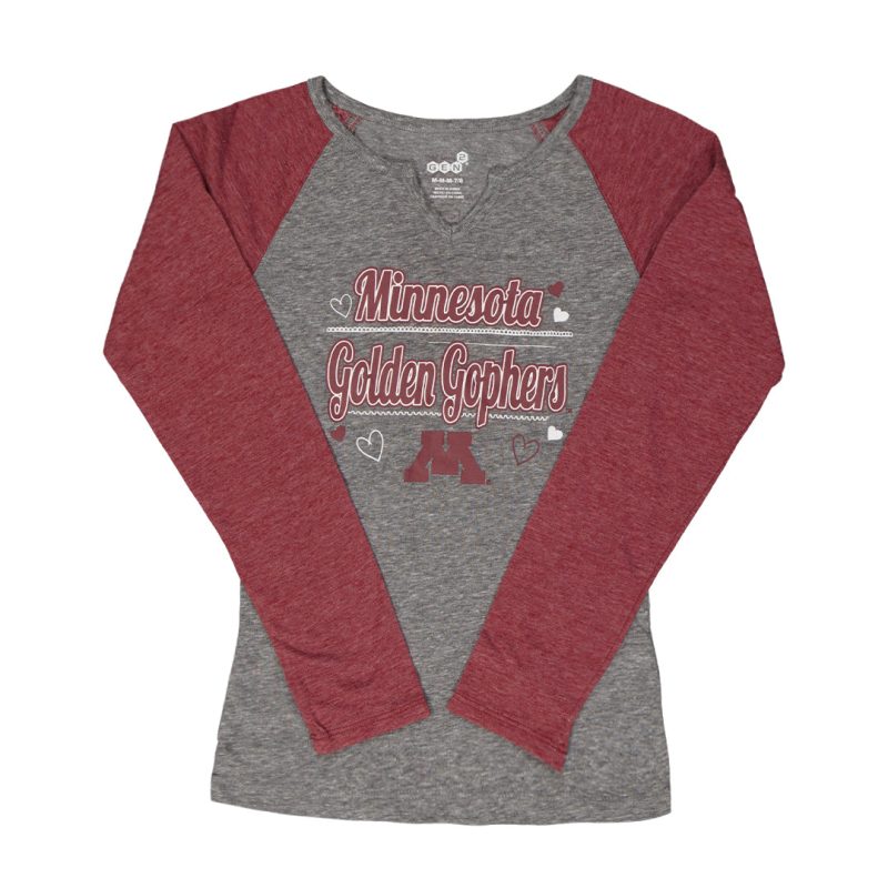 KidsMinnesotaLongSleeveTee K547FLX39N 01