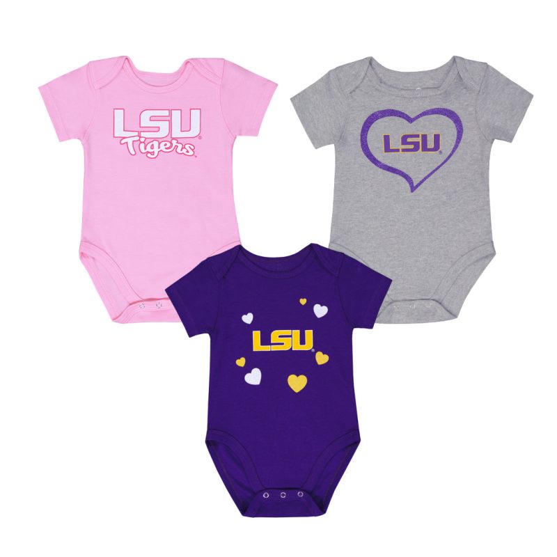 Kids Infant Louisiana State University 3 piece Champ Set KZ415Z5 56