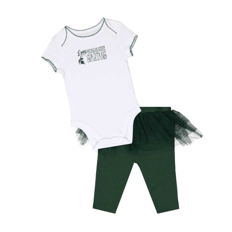 Kids Infant Michigan State Spartans Tutu Legging Set K41TJG 59 01