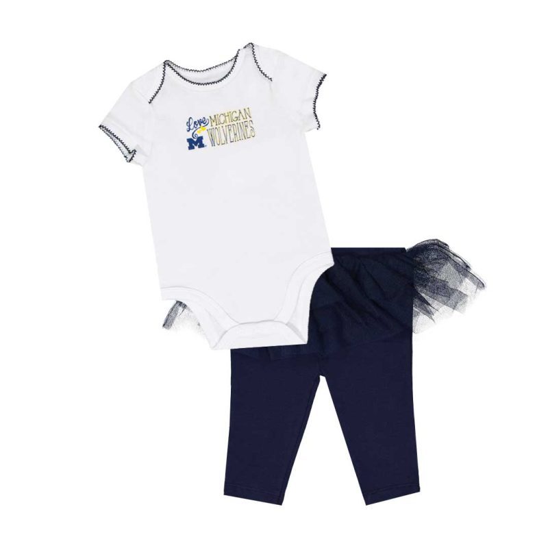 Kids Infant Michigan Wolverines Tutu Legging Set K41TJG 58 01