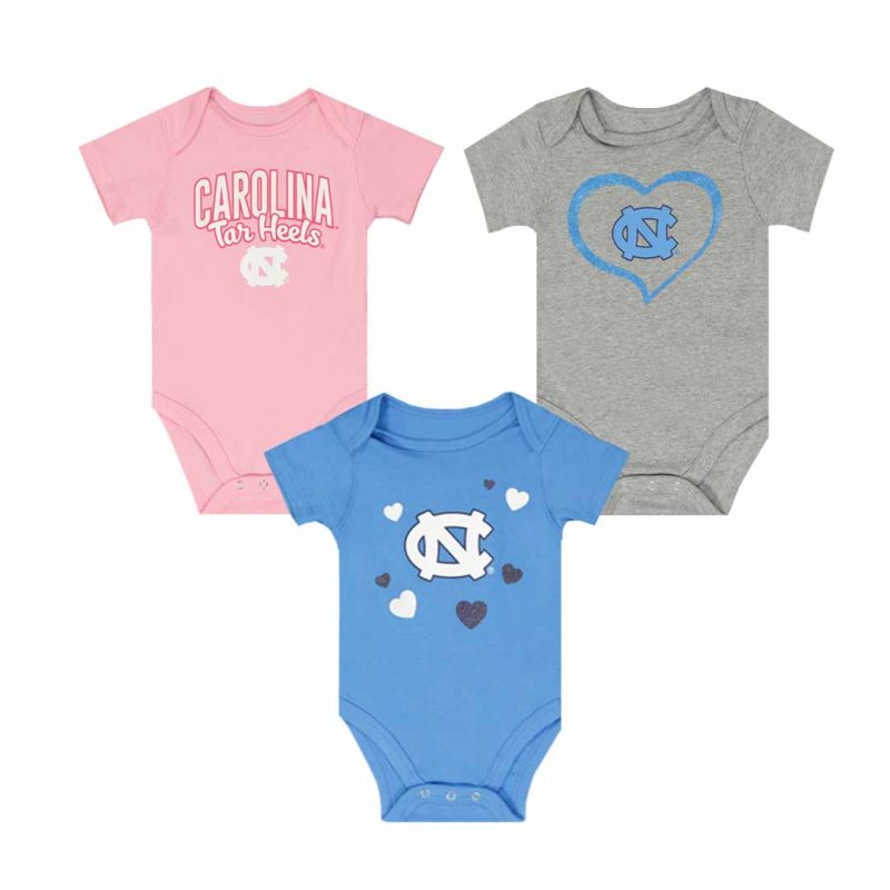 Kids Infant North Carolina Tar Heels 3pc Champ Set KZ415Z5 60 01