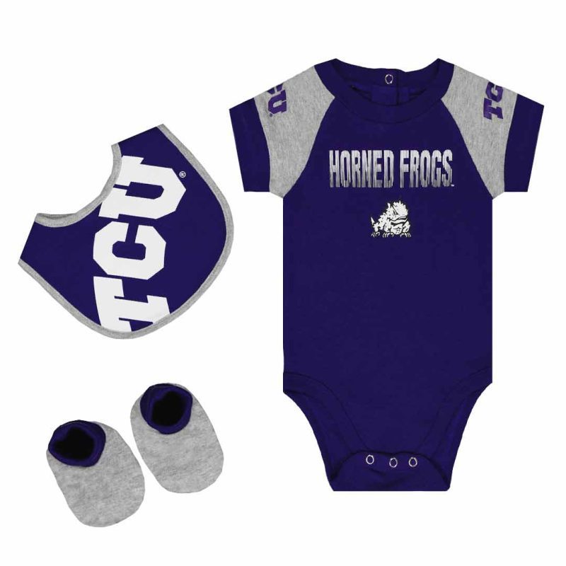 Kids Infant TCU Horned Frogs 50 Yard Set KQ413Z5 1G 01