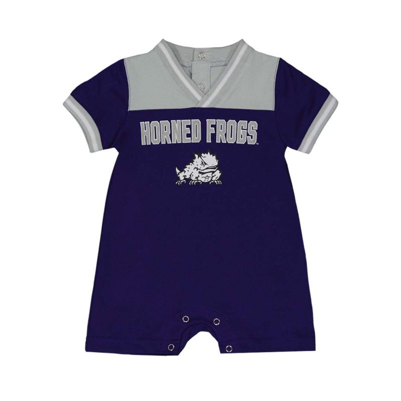 Kids Infant TCU Horned Frogs Game Day Romper K416S2 1G 1