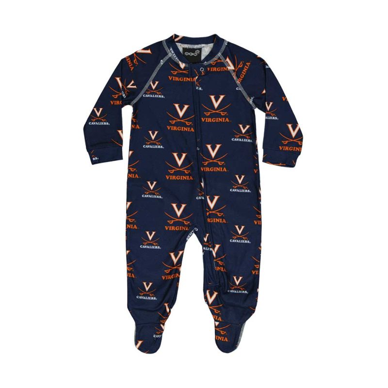 Kids Infant Virginia Cavaliers Raglan Coverall KZF186Y 80 01