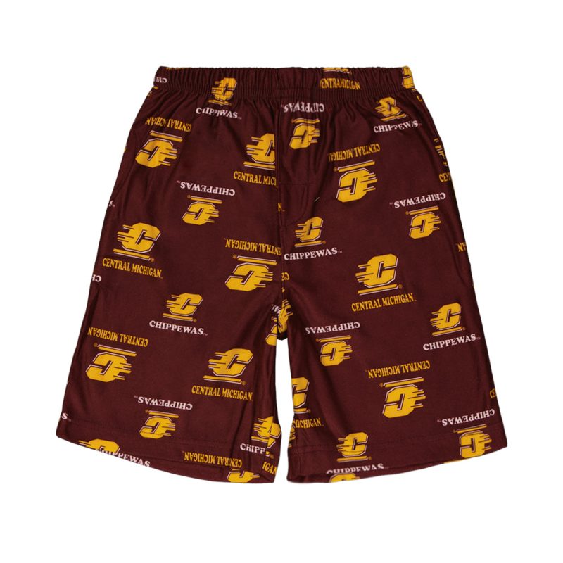 Kids Junior Central Michigan Chippewas Printed Short K46LFZ 3I 01