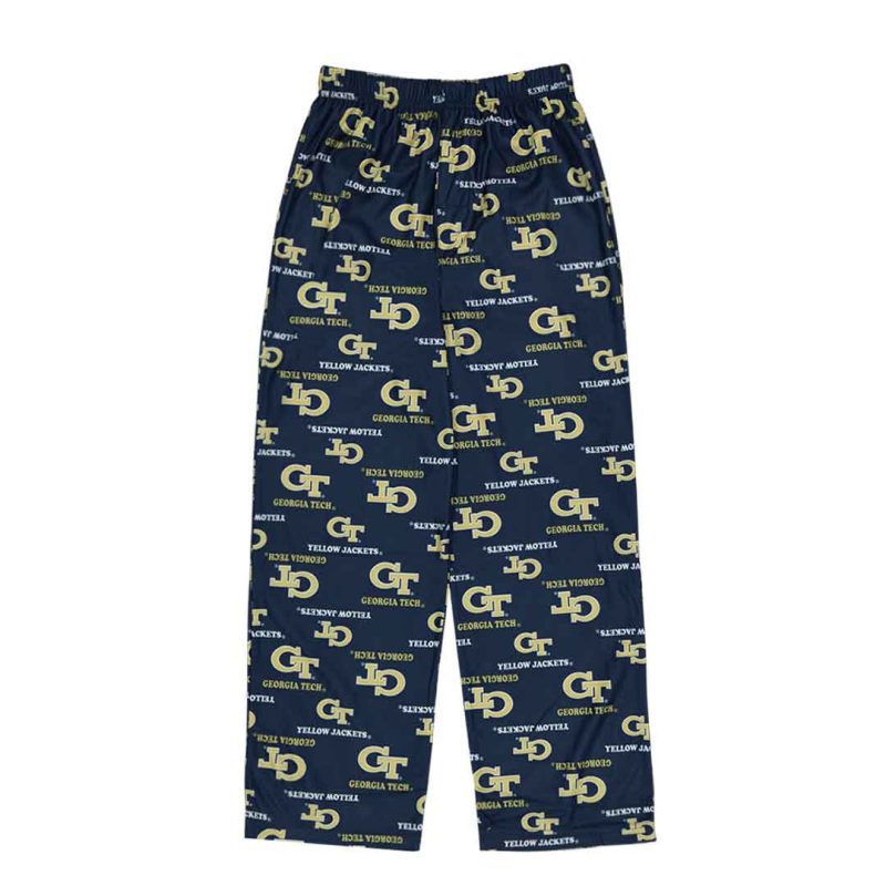 Kids Junior Georgia Tech Yellow Jackets Printed Pant K48LF454 1