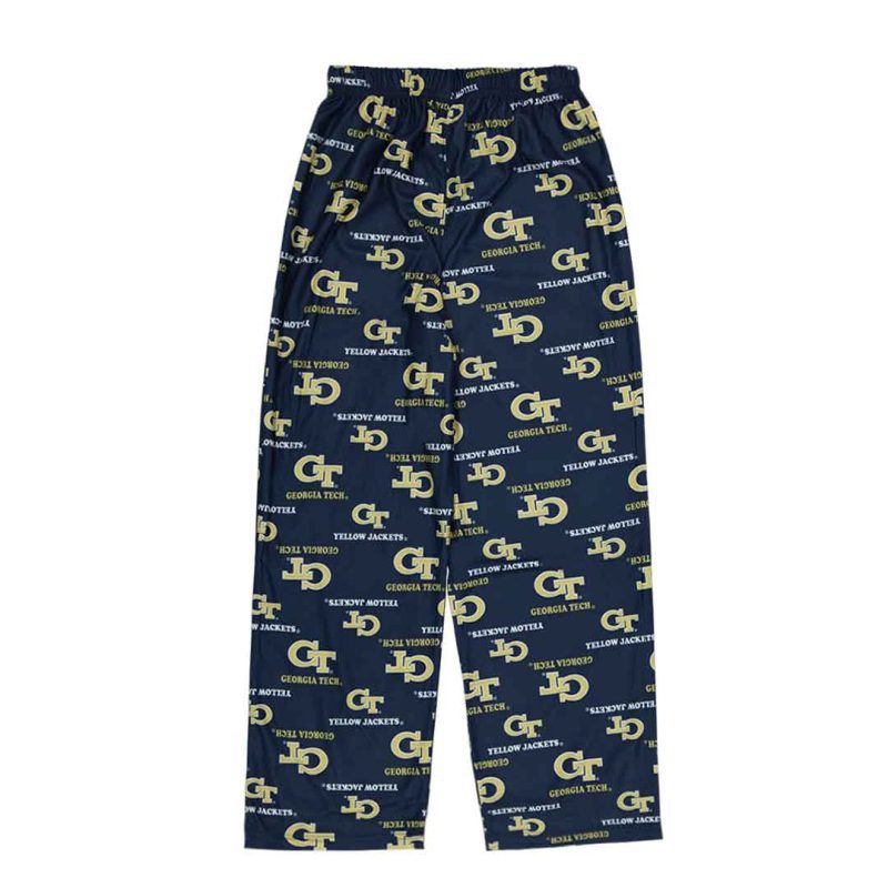 Kids Junior Georgia Tech Yellow Jackets Printed Pant K48LF454 2