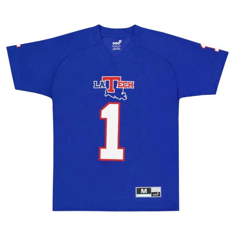 Kids Junior Louisiana Tech Bulldogs Number 1 Jersey KN48NG1L6