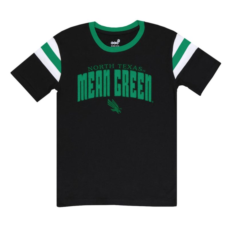 Kids Junior North Texas Mean Green Short Sleeve Game Tee K4854O 2S 01