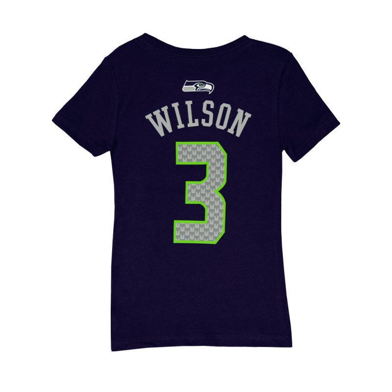 Kids Junior Seahawks Wilson Tee K85NRPN WJ 02