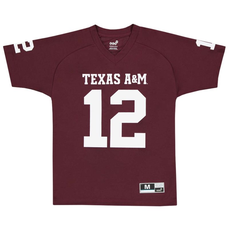 Kids Junior Texas A M Aggies 12th Man Performance Jersey KN8NG1T8