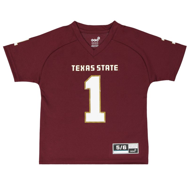 Kids Junior Texas State Bobcats Performance Jrsy Tee KN46NG1 TZ 01