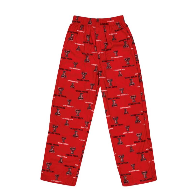 Kids Junior Texas Tech Red Raiders Printed Pant K48LF422 01