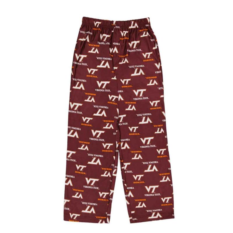 Kids Junior Virginia Tech Hokies Printed Pant K48LF447 1