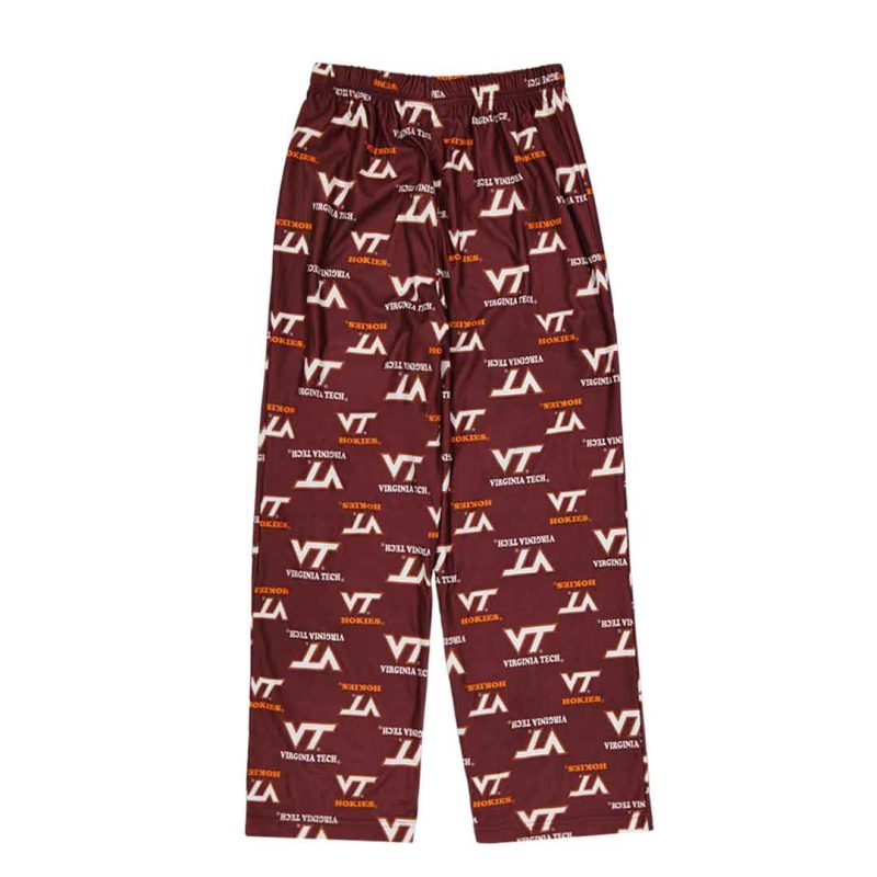 Kids Junior Virginia Tech Hokies Printed Pant K48LF447 2