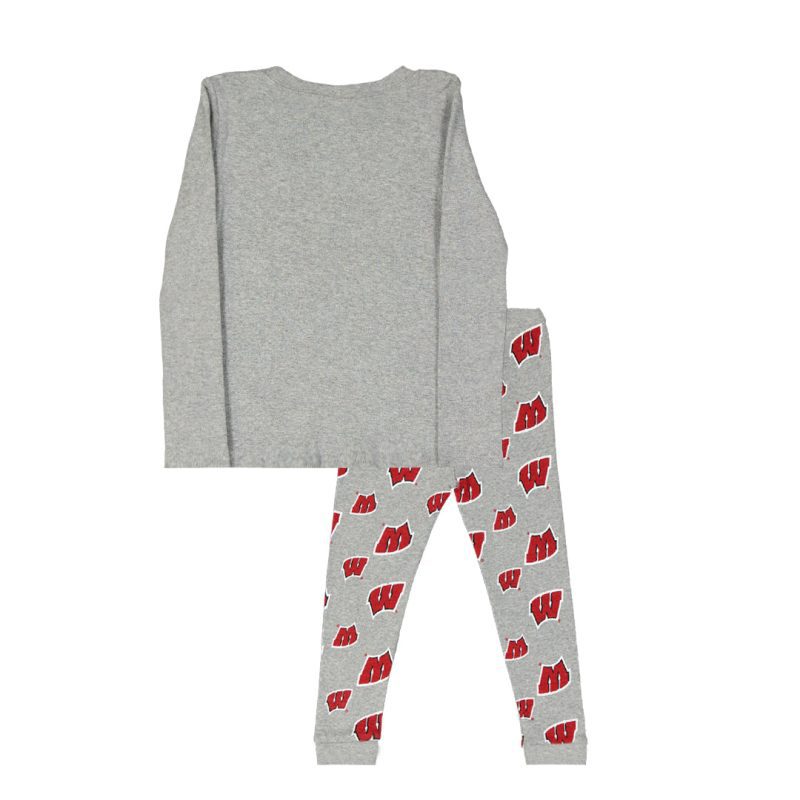 Kids Toddler Wisconsin Badgers Long SleevePant Sleep Set K447EK 82 02