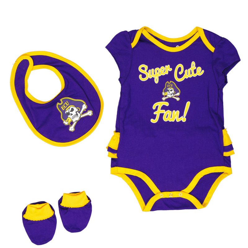 Kids Infant EastCarolinaUniversityTrifectaSet K423JQ38N 01