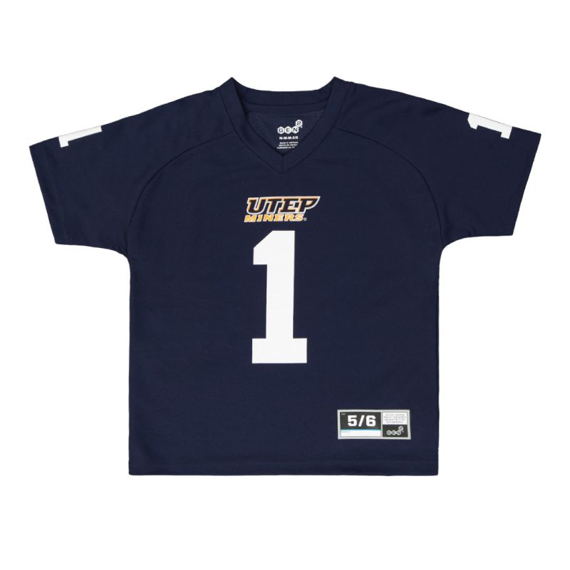 Kids UtepMinersPerformanceJerseyTee K46NG1TX 01