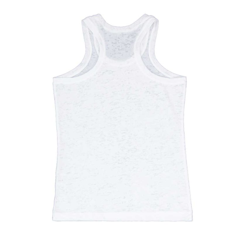 Levelwear Girls Junior Little Piper Sleeveless Tee BU92L WHT 02