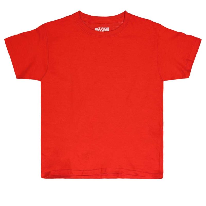 Levelwear Kids Junior Jock Short Sleeve Tee CJ92A RED 01