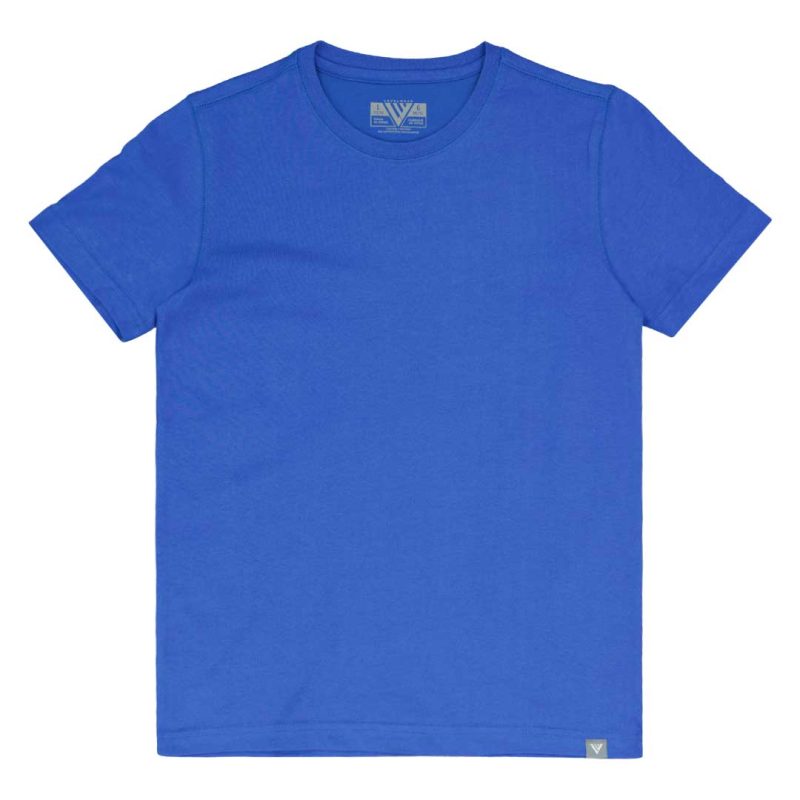 Levelwear Kids Junior Principle Short Sleeve Tee LT90L BLU 01