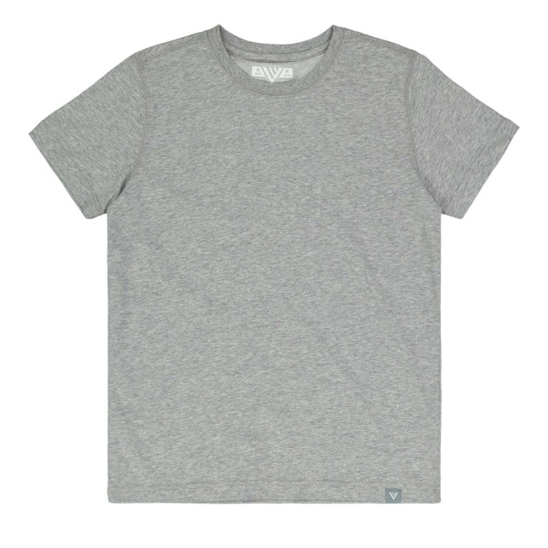 Levelwear Kids Junior Principle Short Sleeve Tee LT90L GREY 01