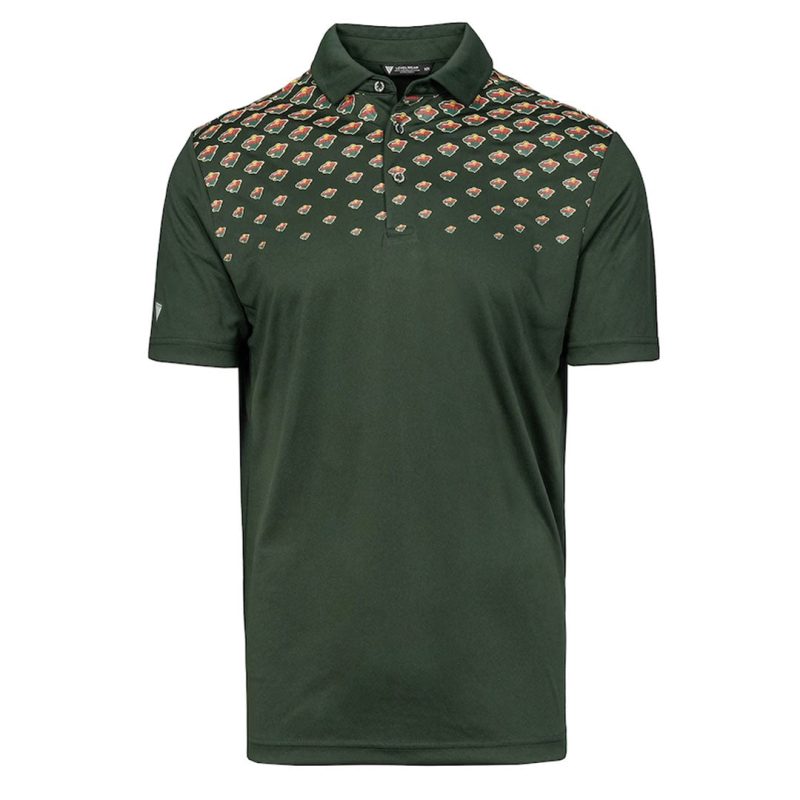 Levelwear Men s Minnesota Wild PGA Original Polo PM62L 014 MIN 01