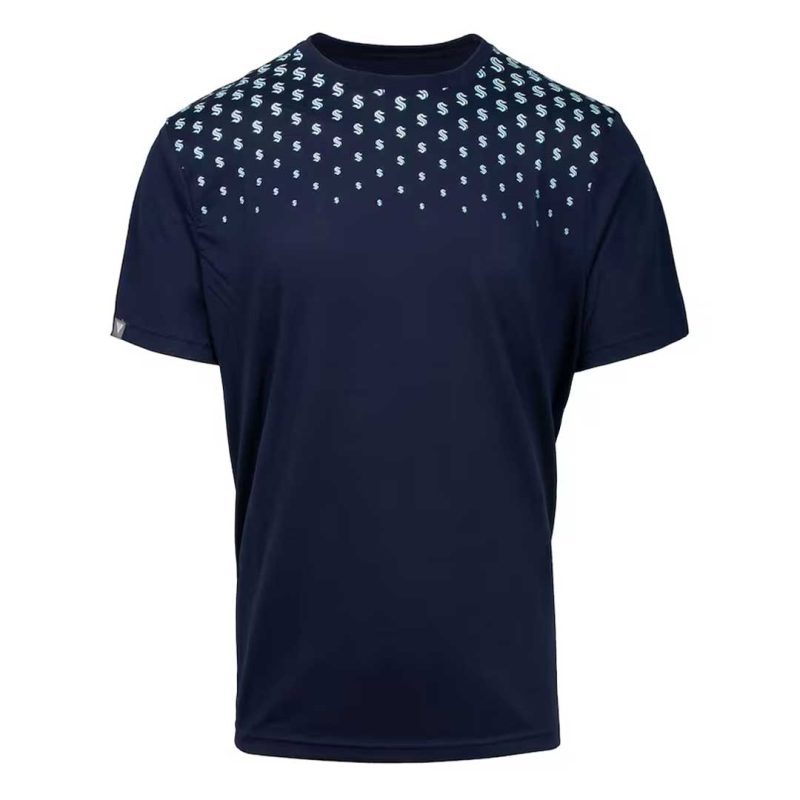 Levelwear Men s Seattle Kraken PGA Richmond T Shirt NT60L 003 KRK 01