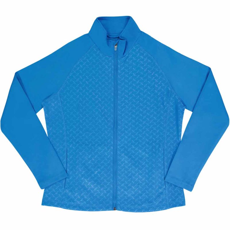 Levelwear Women s Jewel Full Zip Jacket NF04L BLU 1