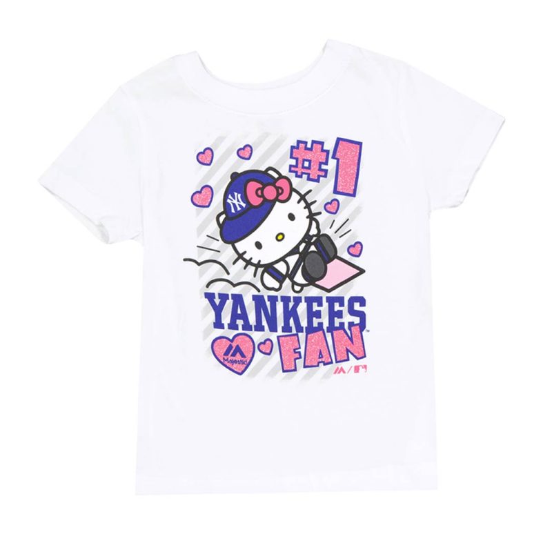 MLB Girls Infant New York Yankees x Hello Kitty T Shirt INFNYYHELLOKITTY 01