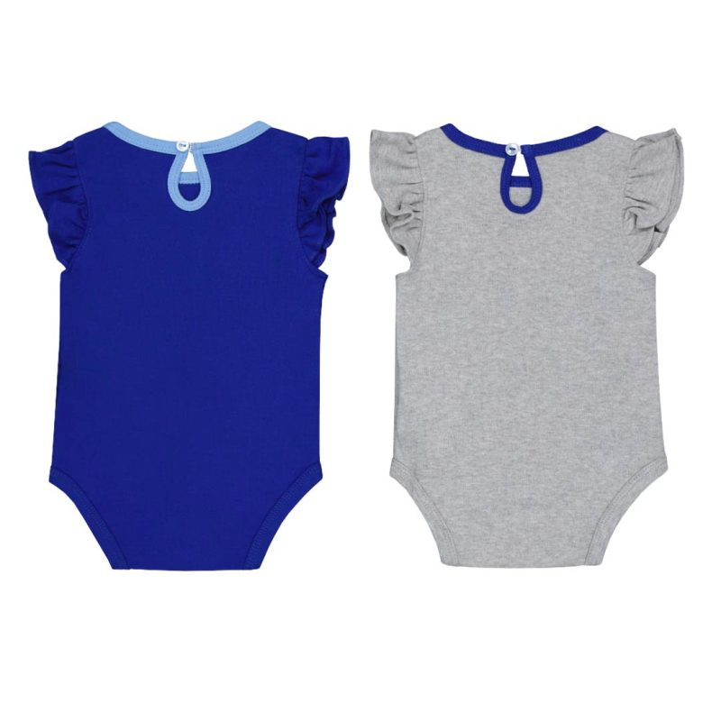 MLB Girls Infant Toronto Blue Jays Little Fan 2 Pack Creeper Set HK3N1SCK6 TBJ 2