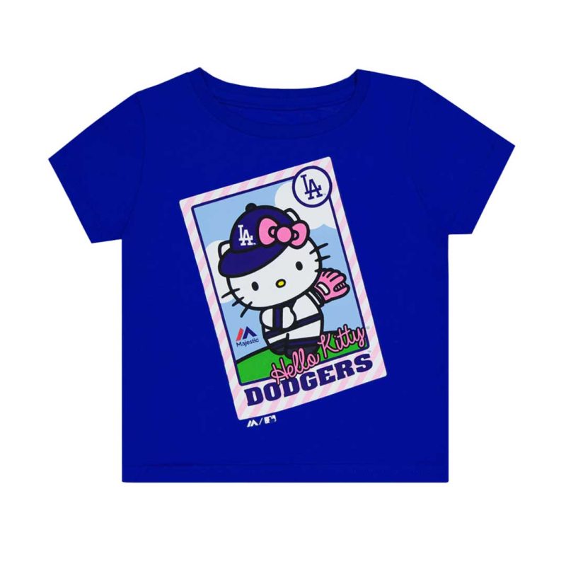 MLB Girls Toddler Los Angeles Dodgers Hello Kitty T Shirt T LA DODGERSTEE 1 7268f71a c3e5 4292 8c86 cf14e33d4b80