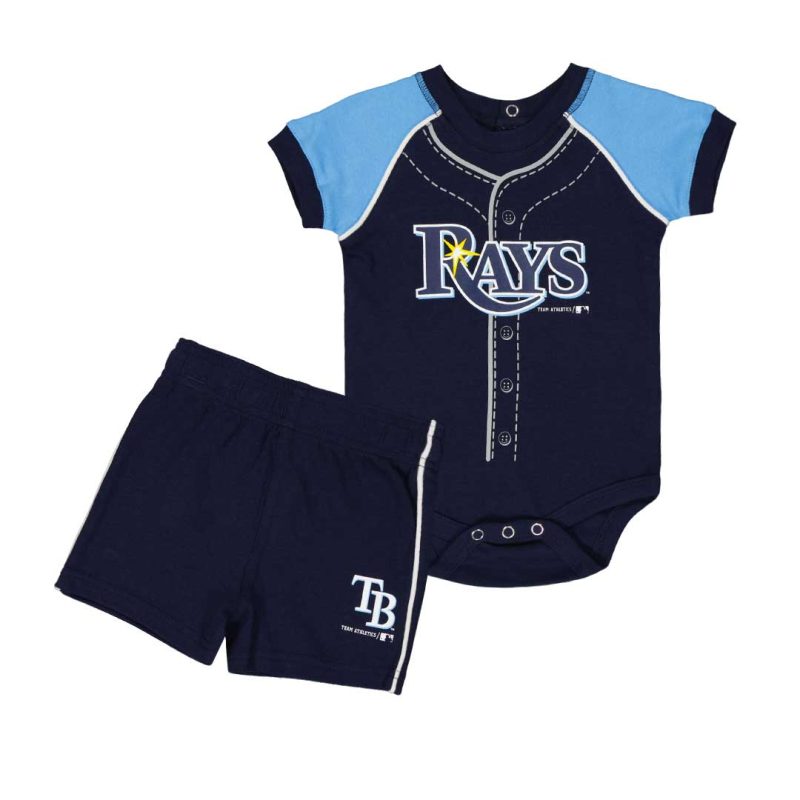 MLB Kids Infant Tampa Bay Rays Creeper Set KW32FB8 29 01