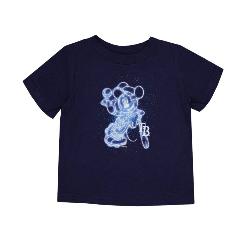 MLB Kids Infant Tampa Bay Rays Mickey Mouse T Shirt KTBMICKEY INF NVY 01