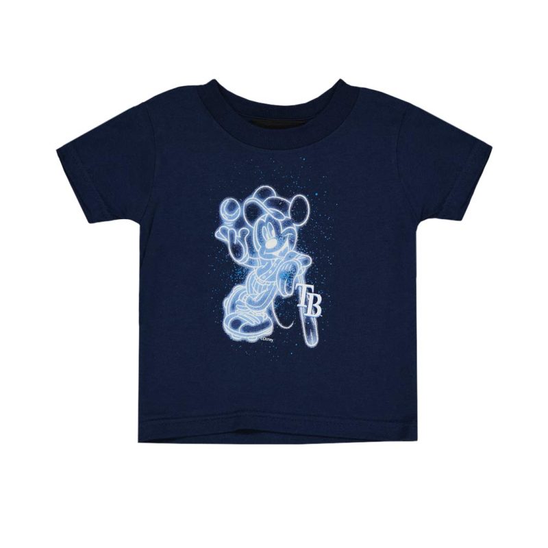 MLB Kids Infant Tampa Bay Rays Mickey Mouse T Shirt KTBMICKEY INF 01