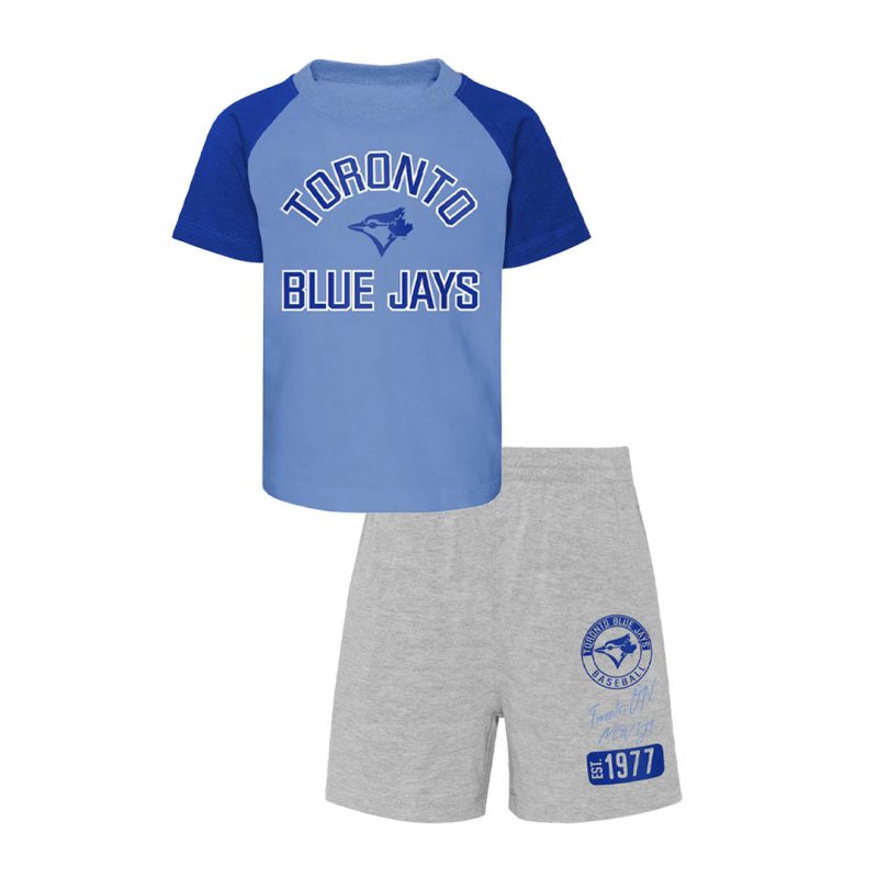 MLB Kids Infant Toronto Blue Jays Ground Out Baller T Shirt Set HK3I1SCKF TBJ 01