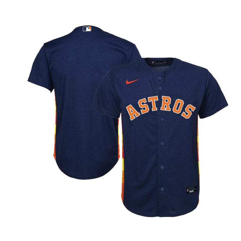 MLB Kids Junior Houston Astros Jersey HZ3B7ZWEB HOU 03